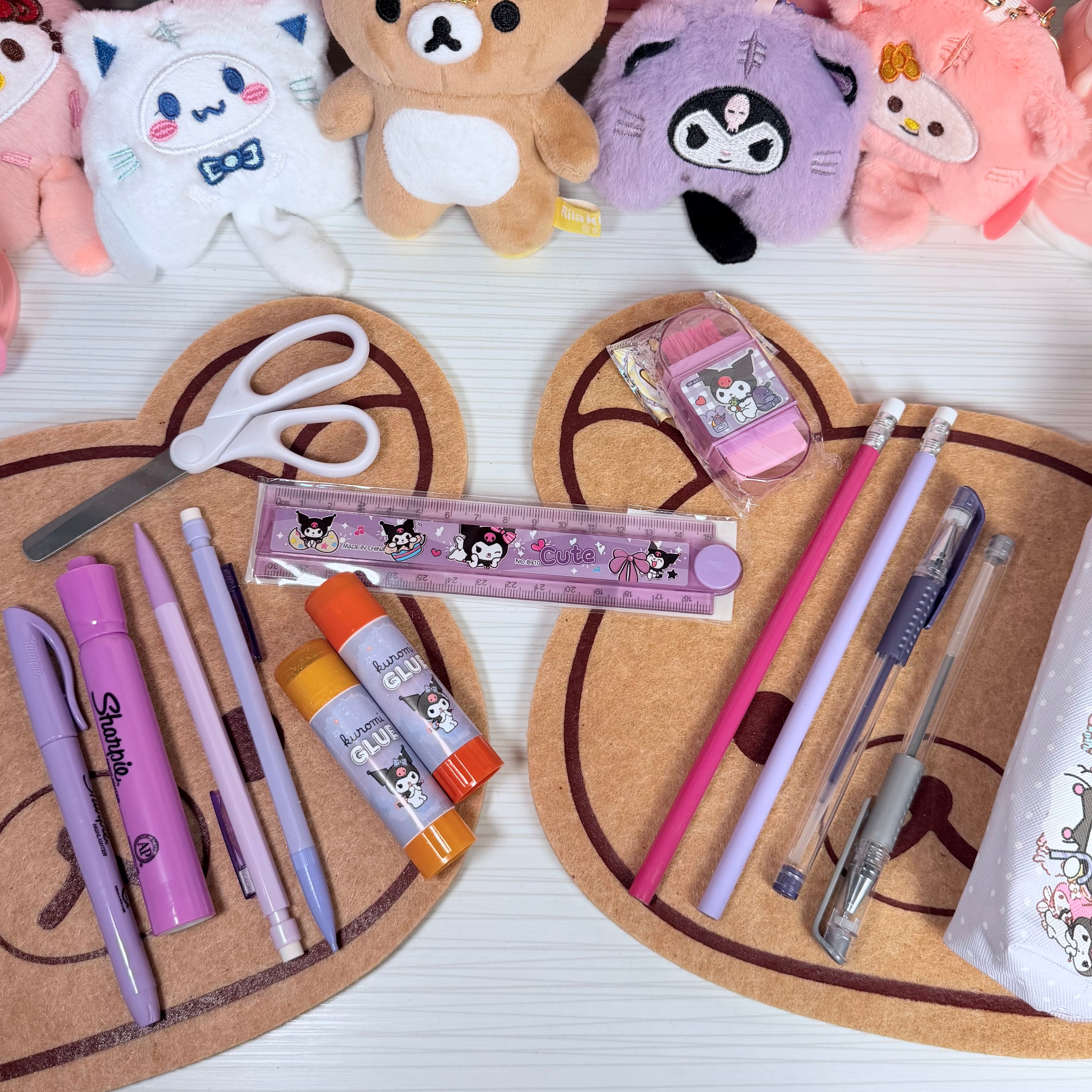 sanrio stationery kit – my melody, kuromi & cinnamoroll ♡