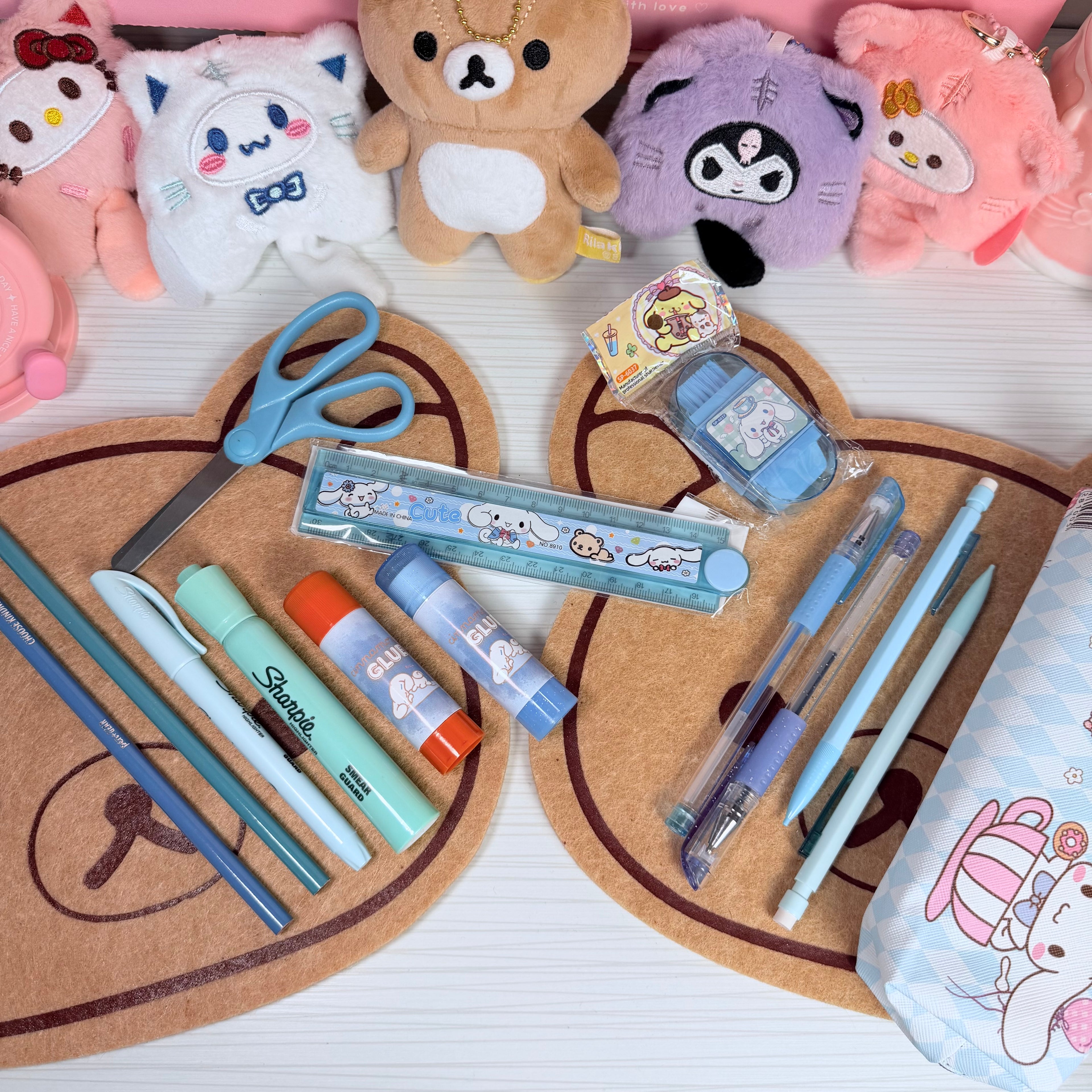 sanrio stationery kit – my melody, kuromi & cinnamoroll ♡