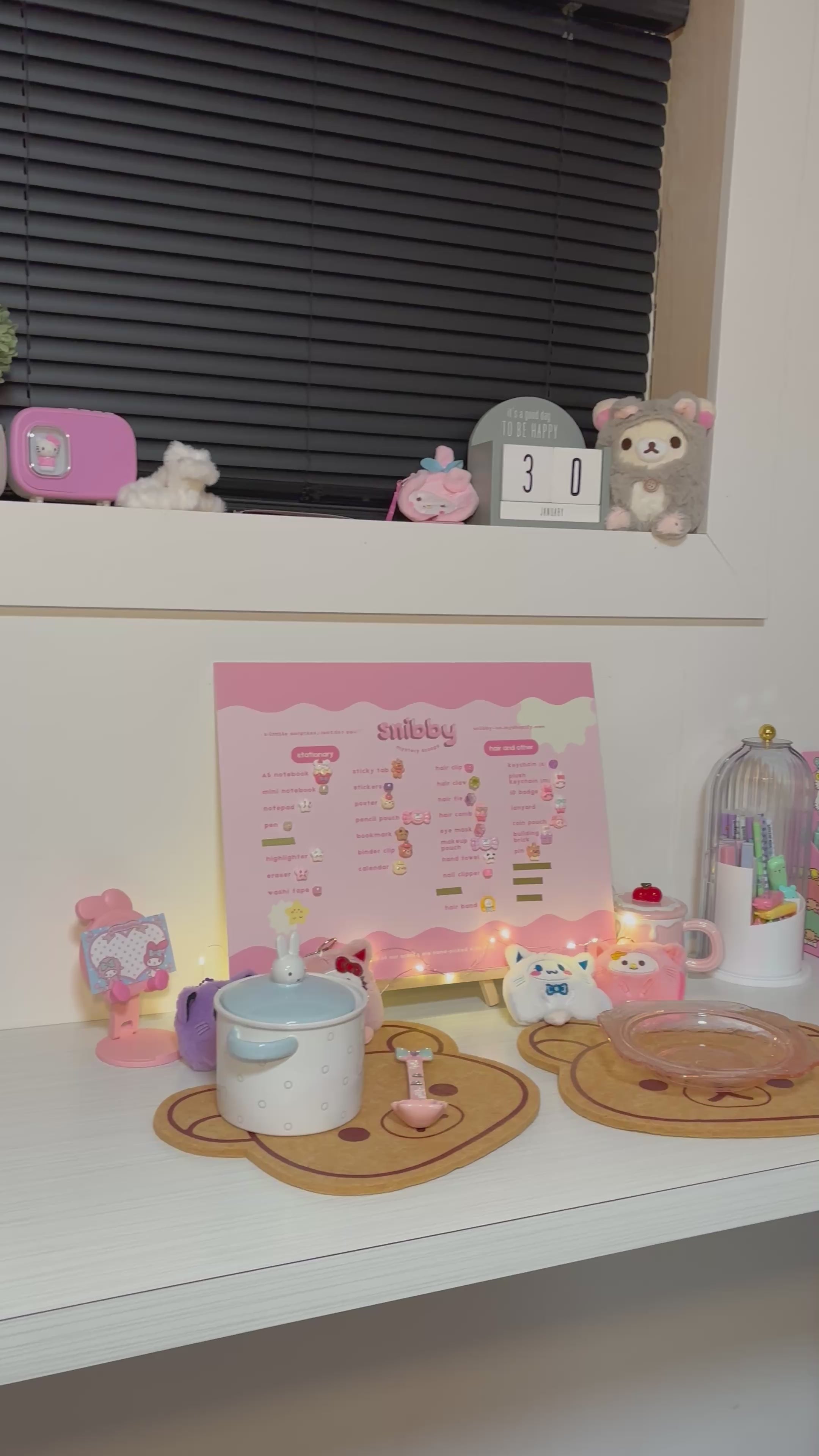 this video shows a preview of the shop setup. 